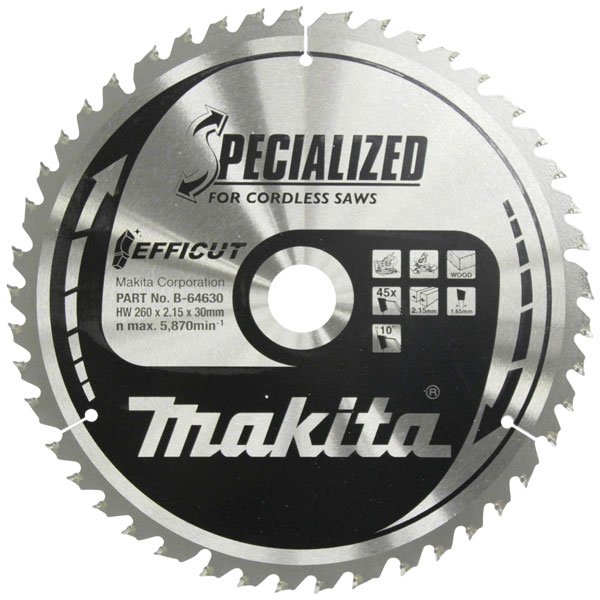 Makita E-12267 Circular Saw Blade 216x30x2mm 60 cogs 1pc