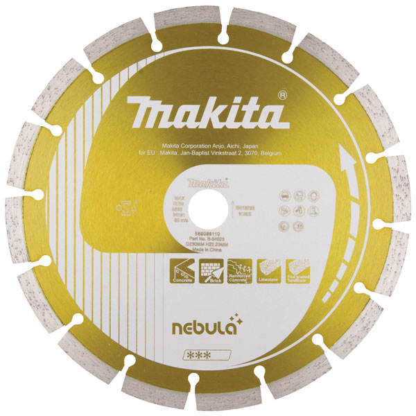 Makita B-54025 Diamond cutting Disc 230mm x 22.23mm 1pc