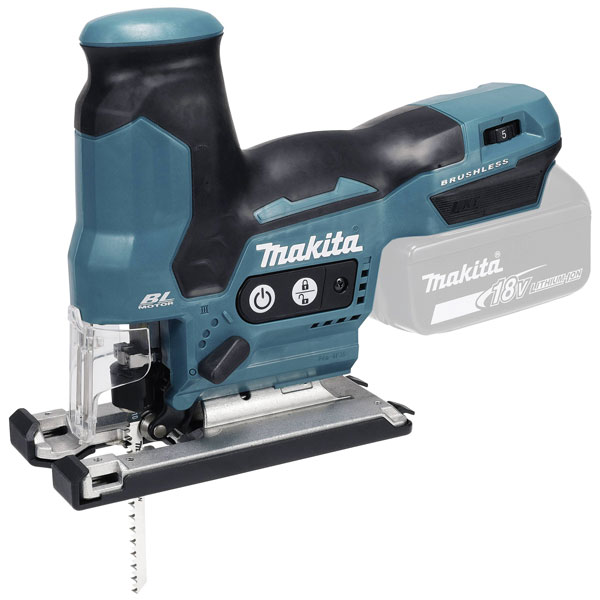 Makita DJV185Z jigsaw Cordless pendulum action 18V with 6 bits no ...