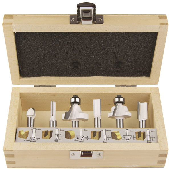 Makita D-74778 Milling Set 22-piece 8mm shank case included