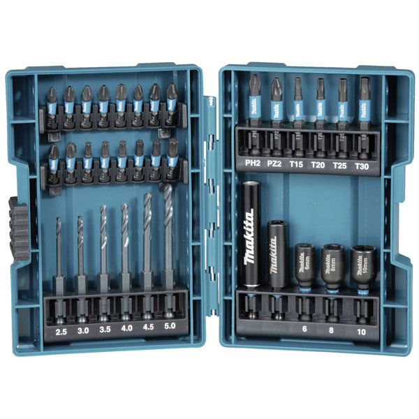 Makita E-11689 256-piece Drill & Tool set for wood metal stone & more