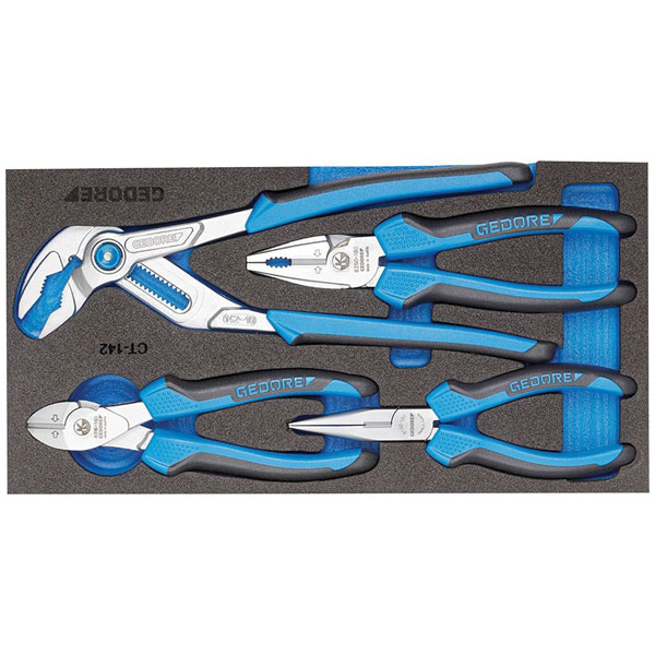 Click to view product details and reviews for Gedore 2309025 Assortment Of Forceps In Ct Module 4 Pieces.