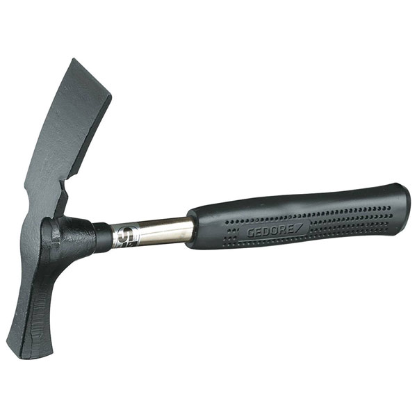 Gedore 8697240 Bricklayer's hammer, Berlin pattern, With steel tub...
