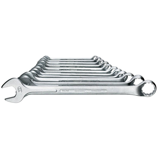 Gedore 6012250 Combination Wrench Set 11 Pieces 8-22 mm