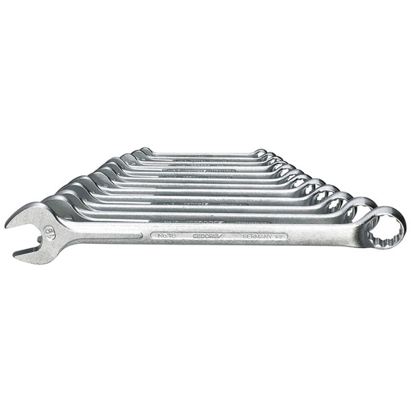 Gedore 6012840 Combination Wrench Set 12 Pieces 6-19 mm