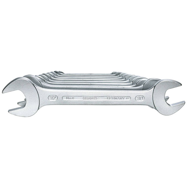 Gedore 6077620 Double open-end Spanner Set 10 Pieces 6-32 mm
