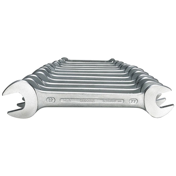 Gedore 6077890 Double open-end Spanner Set 12 Pieces 6-32 mm