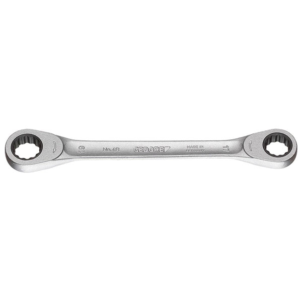 Gedore 2306786 Double Ring Ratchet Spanner 12x13 mm
