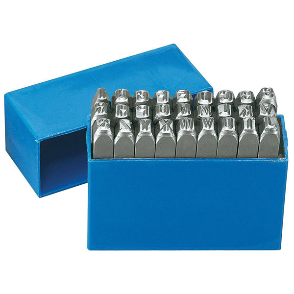 Gedore 8605220 Letter Punch Set 27 pieces