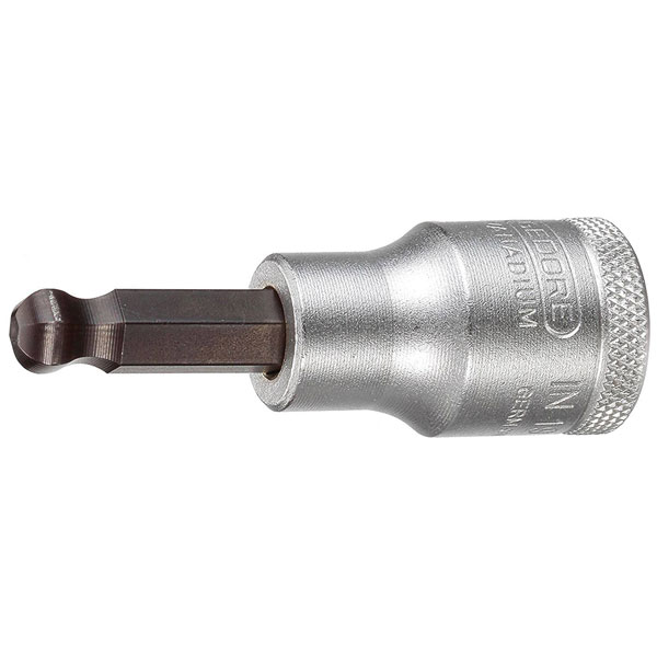 Gedore 2663090 Screwdriver Bit 1/2" ball head Internal Hexagon 14 mm