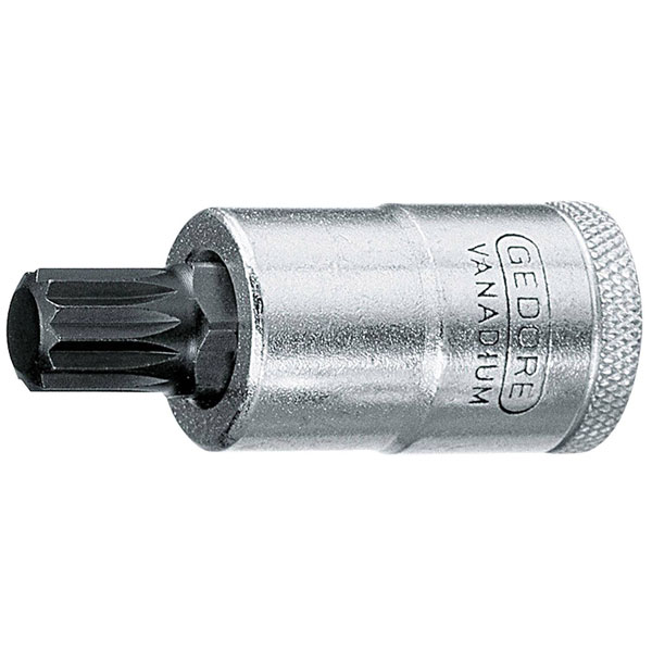 Gedore 1888943 Screwdriver Bit Socket 1/2" XZN multi-point M14