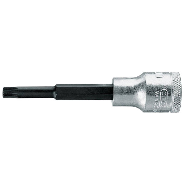 Gedore 6159860 Screwdriver Bit Socket 1/2", Long XZN multi-point M12