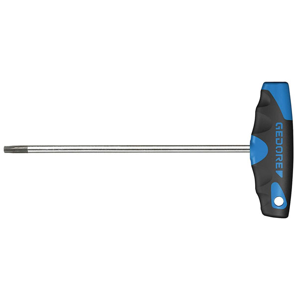 Gedore 2511622 Screwdriver With 2C T-handle internal TX T6