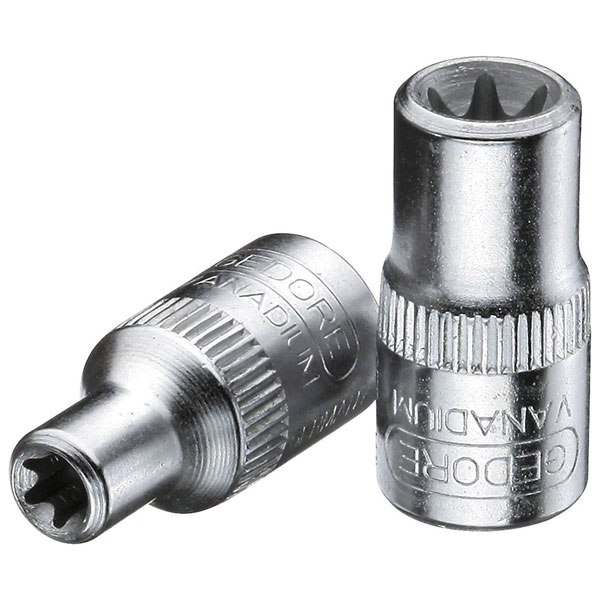 Gedore 6187640 Socket 1/4" TX E5