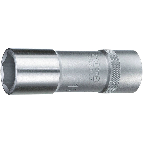 Gedore 1718819 Socket Wrench Insert 1/2" long, 6-point 17 mm
