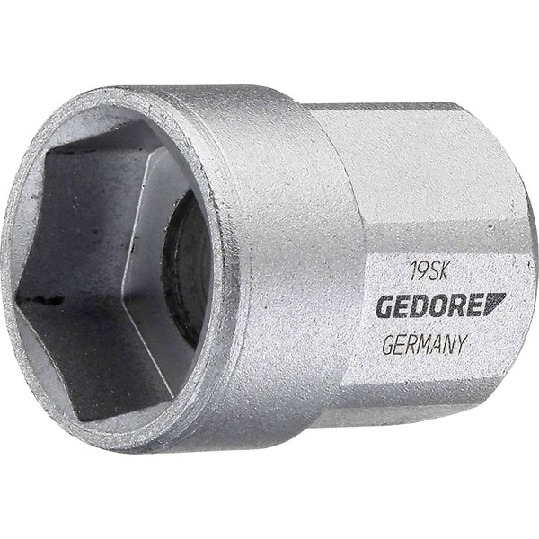 Gedore 2225948 Socket Wrench Insert 1/2" short 19 mm