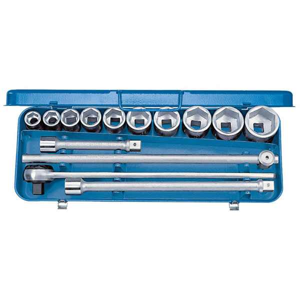 Gedore 6280180 Socket Wrench Set 3/4" 14 pieces, hexagonal 22-50 mm