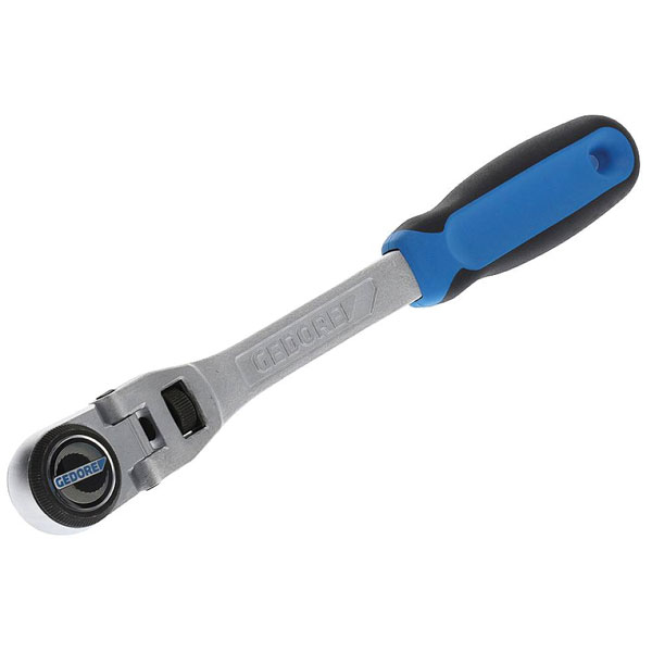 Gedore 6237170 Swivel head Reversible Ratchet 3/8" 282 mm