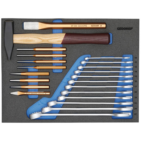 Gedore 3005224 Tool assortment in check Tool module 22 pieces
