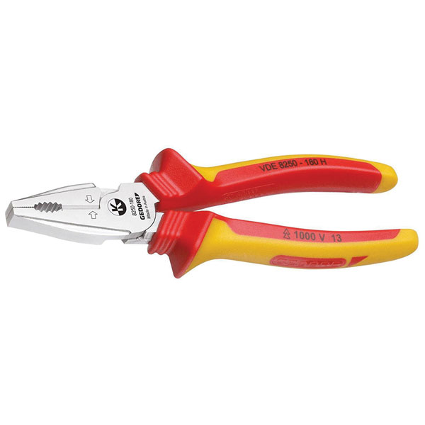 Gedore 1550950 VDE power Combination Pliers With sleeve insulation...