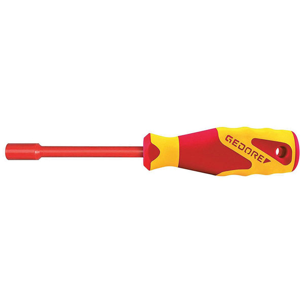 Gedore 1747096 VDE Socket Wrench With 3C handle, 6-point 7 mm