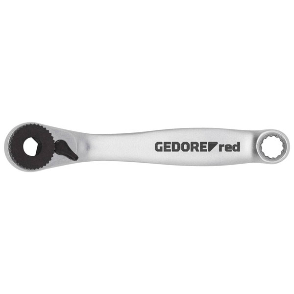 Gedore RED 3300161 Bit Ratchet 1/4" L/R 91 mm RSW 6° + adapter