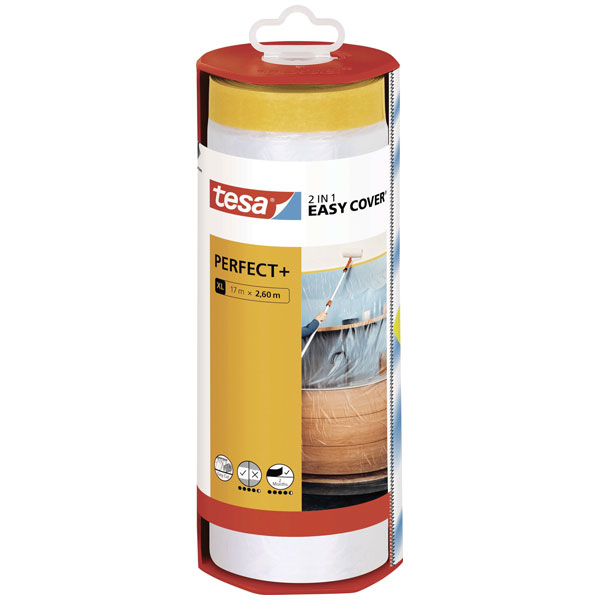 tesa 56579-00000-00 Easy Cover paintcover 25m x 18cm Self-adhesive...