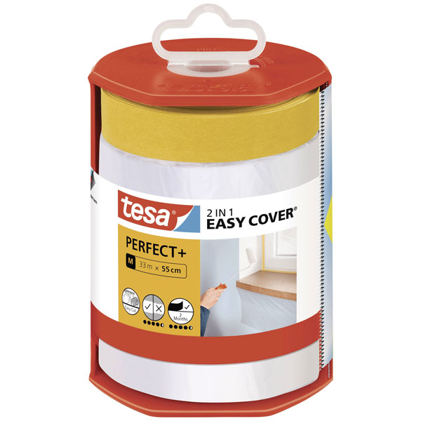 tesa 56593-00000-00 Easy Cover Perfect+ cover sheets 33m x 550mm 1 set