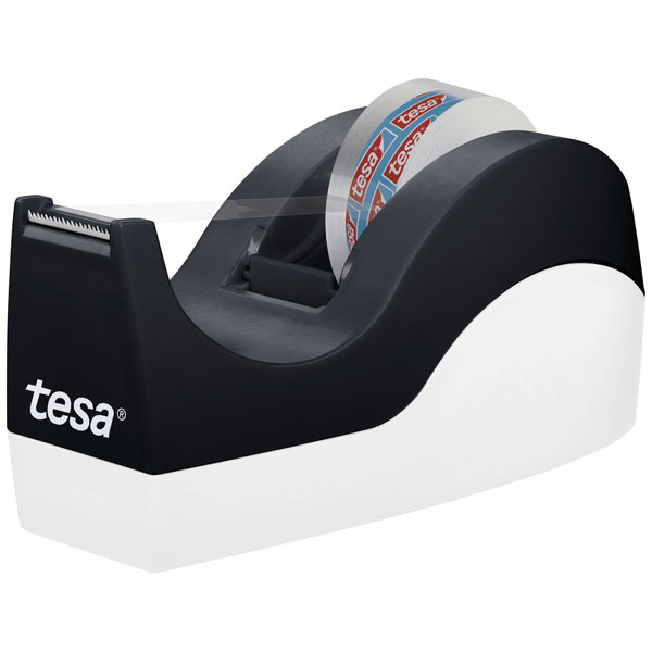 tesa 59045-00000-00 Eco & CRYSTAL desk Tape dispenser black silent use
