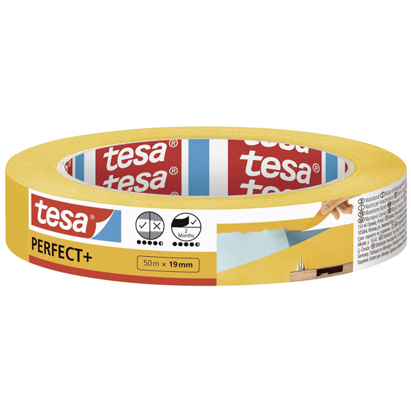 tesa 56537-00000-00 Perfect+ Masking Tape 50m x 30mm razor-sharp edges