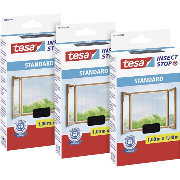 tesa 55672-00500-00 STANDARD fly screen 1300x1500mm white 3pcs