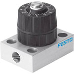 FESTO 542024 GRPO throttle valve G1/8 ports manual adjust PA/NBR