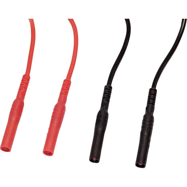Chauvin Arnoux P01295456Z Test lead kit 1.5m 4mm safety plug red/black