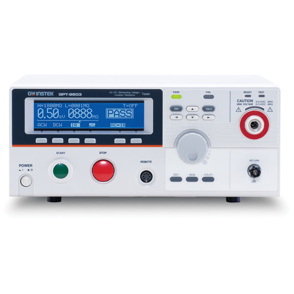 GW Instek GPT-9603 AC 100VA AC/DC Withstanding Voltage/Insulation ...