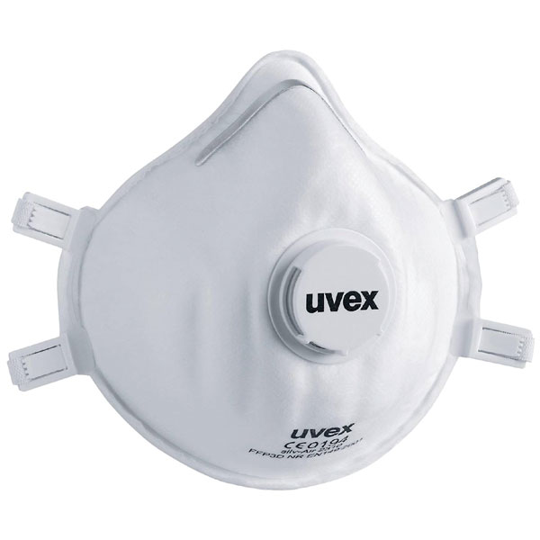 uvex 8762210 silv-air dust mask FFP2 valve 15 pcs