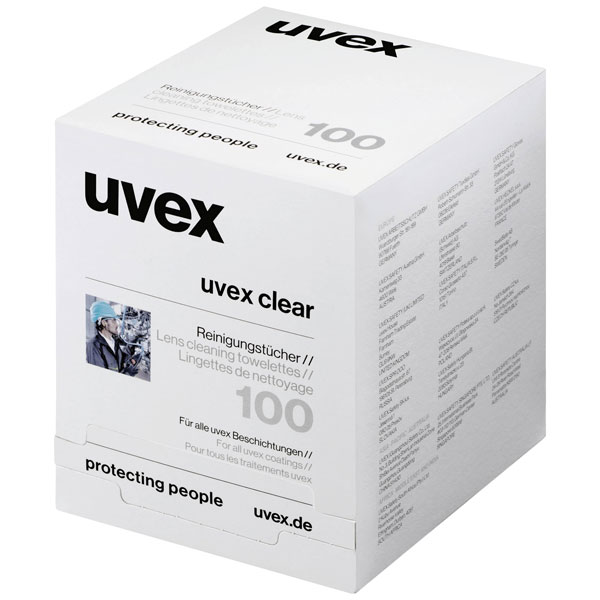 uvex 9963005 Lens wipes 100 pcs effective for cleaning lenses