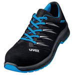 uvex 6938244 uvex 2 trend safety shoes S1P EU 44 black/blue 1 pair