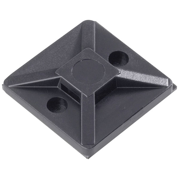 HellermannTyton 151-01557 MB3APT-I-PA66-BK Cable Mount self-adhesi...