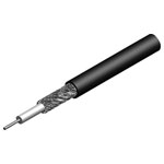 Telegärtner 100012814 Coax Cable 4.95mm RG58 PE 50Ω black per metre