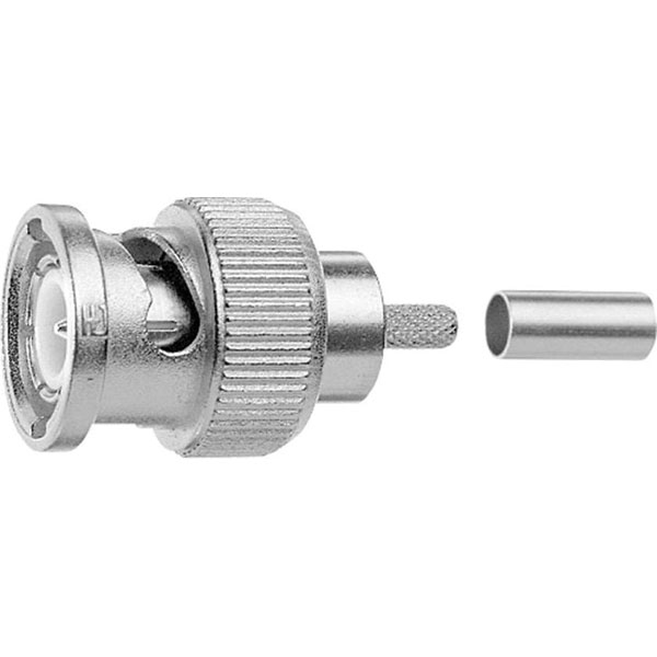 Telegärtner 100023463 BNC series Connector plug straight 75 O 4 GH...