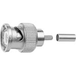 Telegärtner 100023303 BNC series plug straight 50 Ω 1pc bayonet coupling