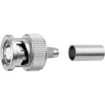 Telegärtner 100023361 R-BNC plug straight 50 Ω bayonet coupling 1pc