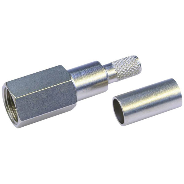 Telegärtner 100025646 FME plug straight 50 O miniature Coax 1pc