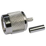 Telegärtner 100023748 TNC Connector plug straight 50 Ω 1pc R-TNC