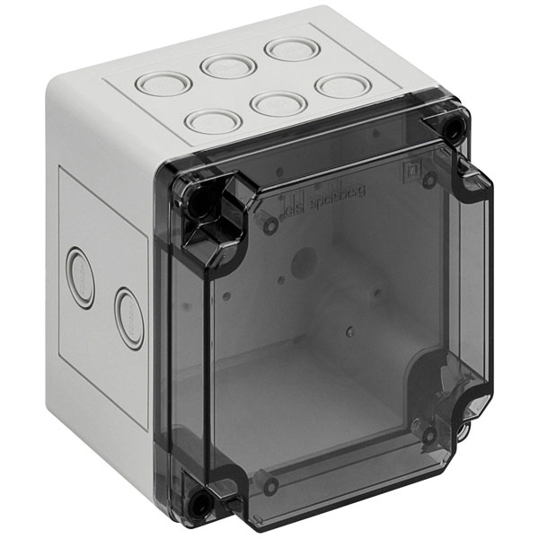 Spelsberg 59121001 LQ-t Enclosure plastic IP65 grey transparent lid