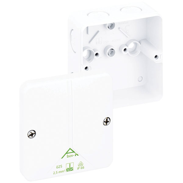 Spelsberg 48990201 Joint Box 82x82x52mm IP66 weather-resistant white