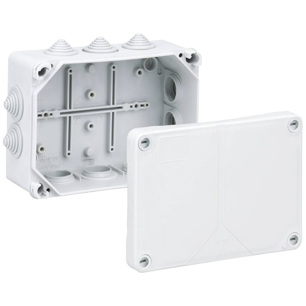 Spelsberg 32695001 Junction Box 119x164x77mm grey IP55 lid lock 10...