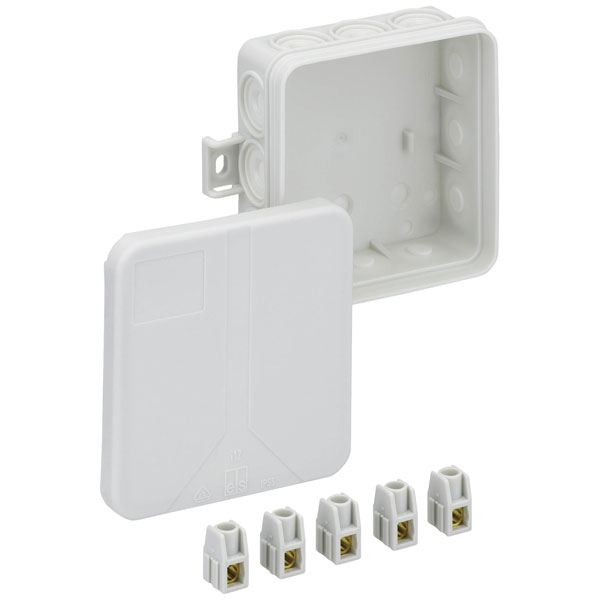 Spelsberg 33261201 Junction Box 85x85x37mm IP55 white halogen-free