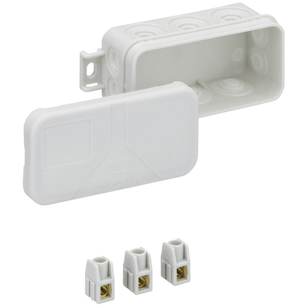 Spelsberg 33211201 Junction Box IP55 DIN EN 60670 12 inserts white