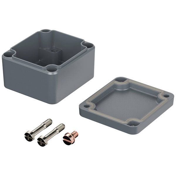 BOPLA 01168000 Euromas Casing Aluminium silver-grey splash-protected